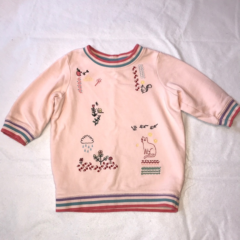 Hanna Andersson Girls Sweatshirt Sz 4